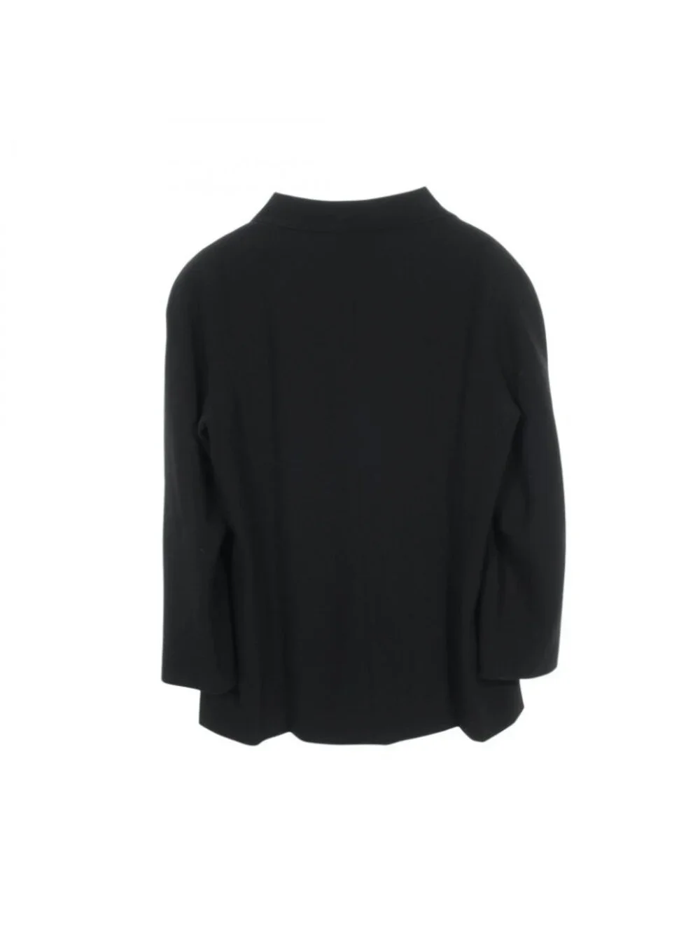 Chanel Tailored Jacket CC Logo Button BK Wool